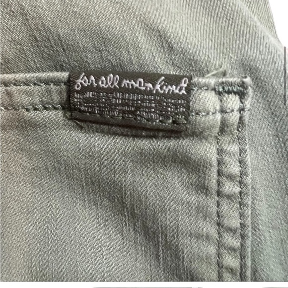 7‎ For All Mankind women’s  Cargo Pants M Green Flap Pockets Casual size 30 NWOT - Picture 6 of 14